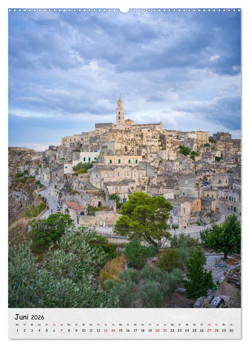 Apulien und Basilikata - Italiens Süden (CALVENDO Wandkalender 2026)
