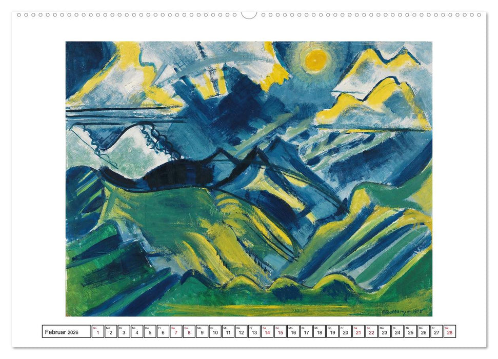 August Babberger (CALVENDO Premium Wandkalender 2026)