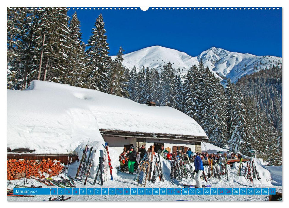 Almen im Westlichen Karwendelgebirge (CALVENDO Premium Wandkalender 2026)