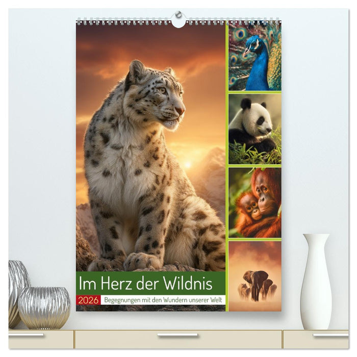 Im Herz der Wildnis (CALVENDO Premium Wandkalender 2026)
