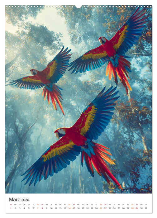 Im Herz der Wildnis (CALVENDO Premium Wandkalender 2026)