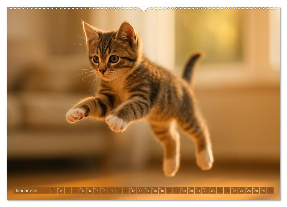 Katzenblicke – Eleganz und Anmut (CALVENDO Premium Wandkalender 2026)