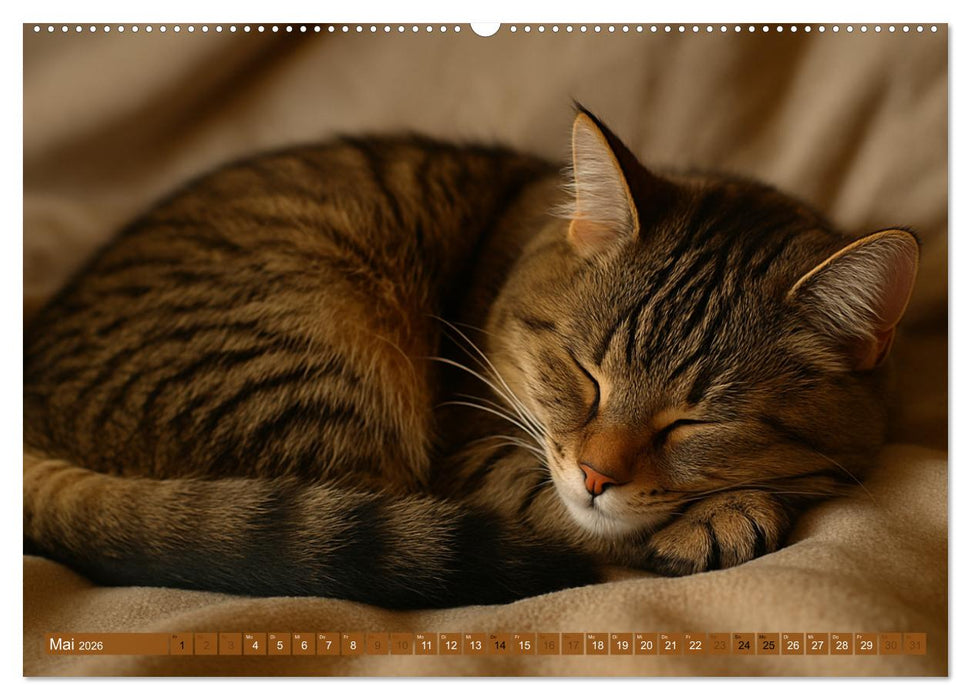 Katzenblicke – Eleganz und Anmut (CALVENDO Premium Wandkalender 2026)