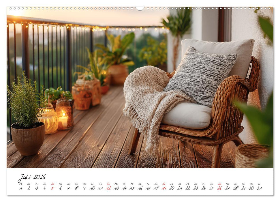 Scandi Interiors - Skandinavisches Wohnglück für Zuhause (CALVENDO Premium Wandkalender 2026)