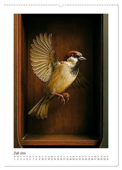 Wer fährt denn da? Ein tierisches Paternoster Vergnügen (CALVENDO Premium Wandkalender 2026)