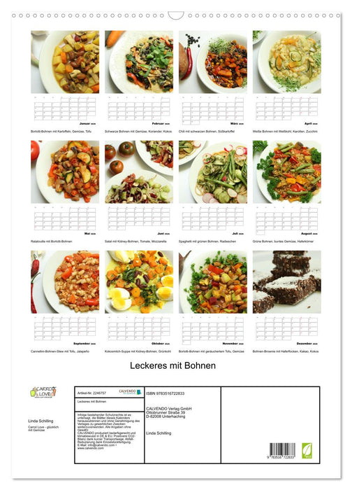 Leckeres mit Bohnen (CALVENDO Wandkalender 2026)