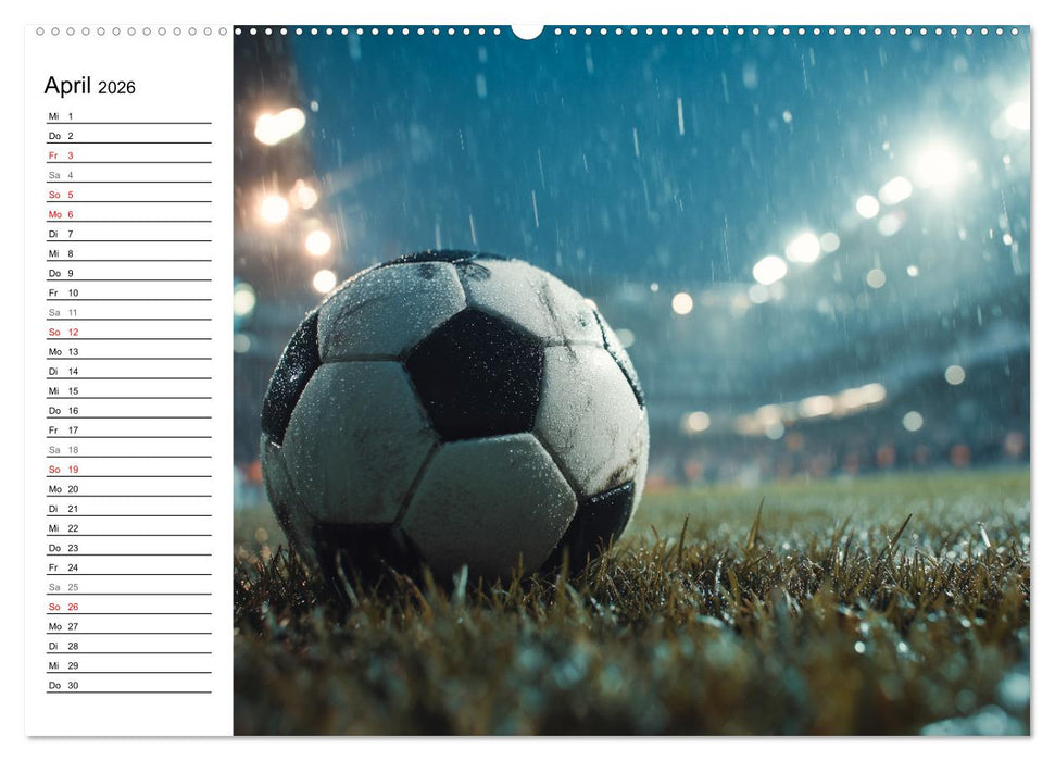 Fußball Kalender - Das Spiel unseres Lebens (CALVENDO Wandkalender 2026)