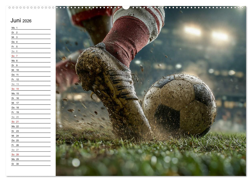 Fußball Kalender - Das Spiel unseres Lebens (CALVENDO Wandkalender 2026)