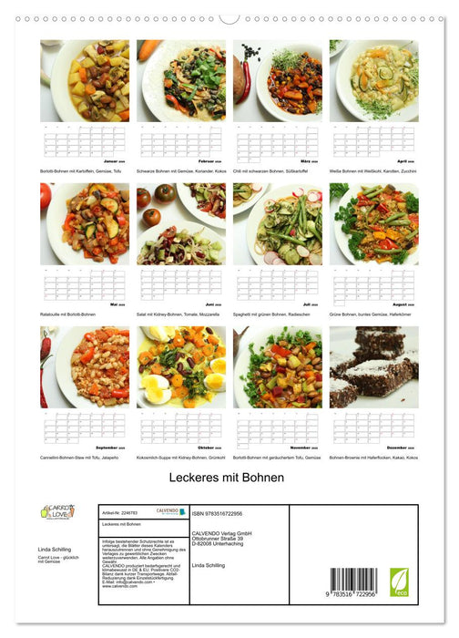 Leckeres mit Bohnen (CALVENDO Premium Wandkalender 2026)