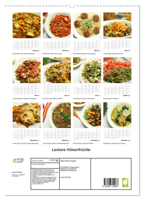 Leckere Hülsenfrüchte (CALVENDO Premium Wandkalender 2026)