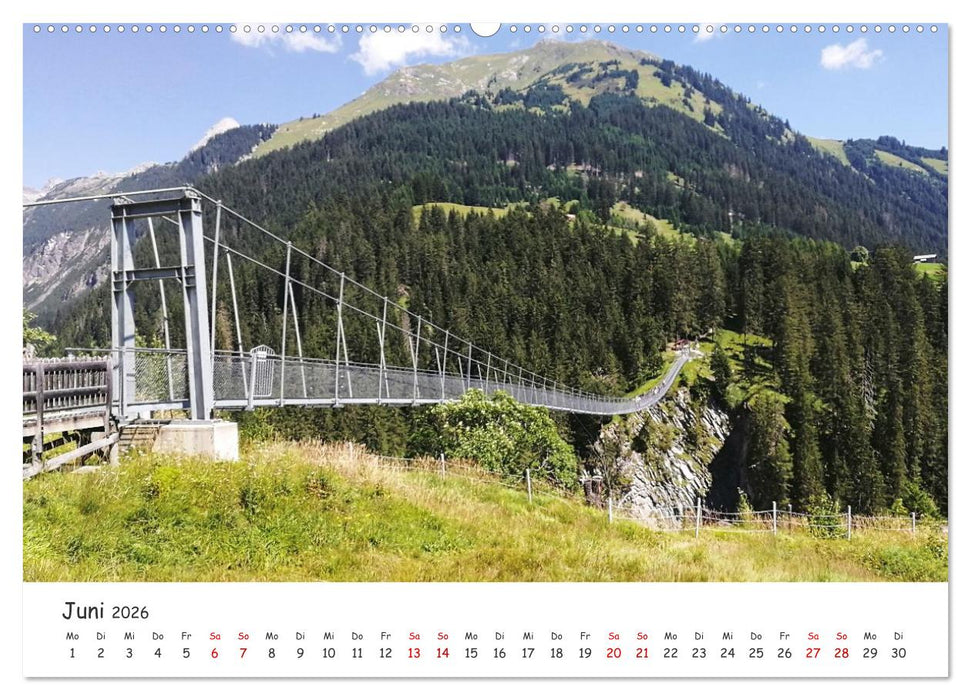 Über die Alpen - Auf dem E5 von Oberstdorf nach Meran (CALVENDO Premium Wandkalender 2026)