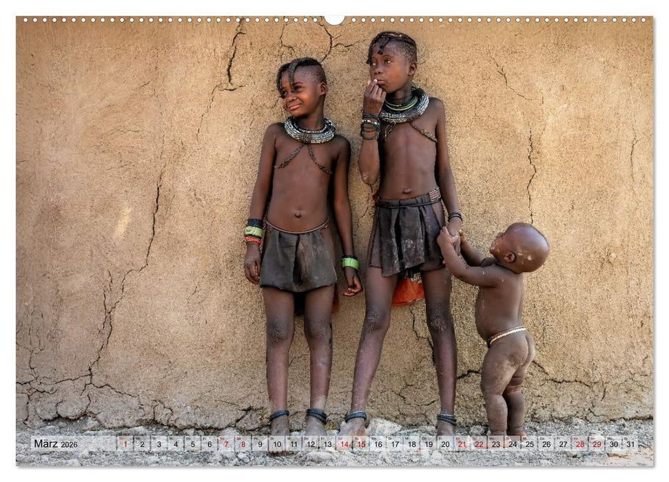 Namibia - Simbabwe - Botswana Leben zwischen Wüste und Wildnis (CALVENDO Premium Wandkalender 2026)