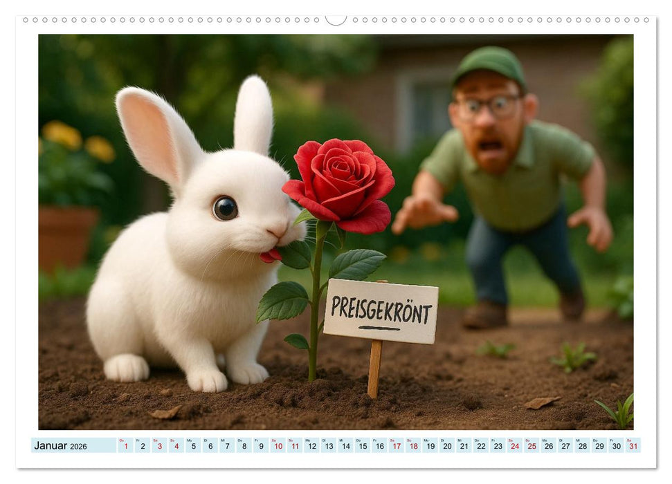 Vom Glück, ein Nagetier zu sein (CALVENDO Wandkalender 2026)