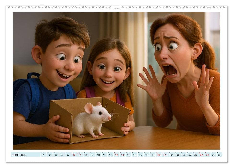 Vom Glück, ein Nagetier zu sein (CALVENDO Wandkalender 2026)