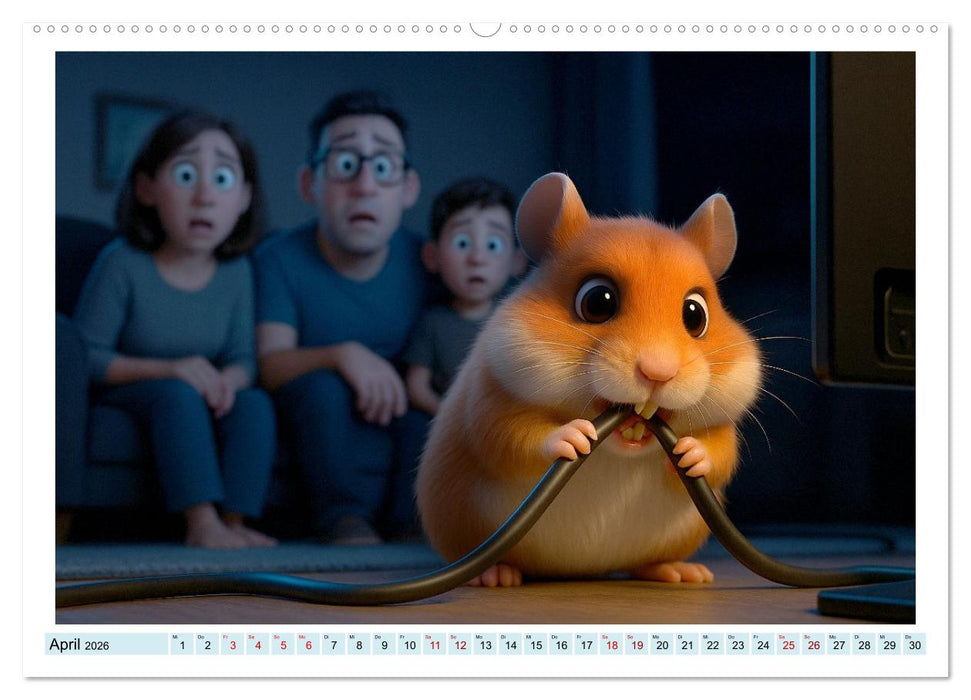 Vom Glück, ein Nagetier zu sein (CALVENDO Premium Wandkalender 2026)