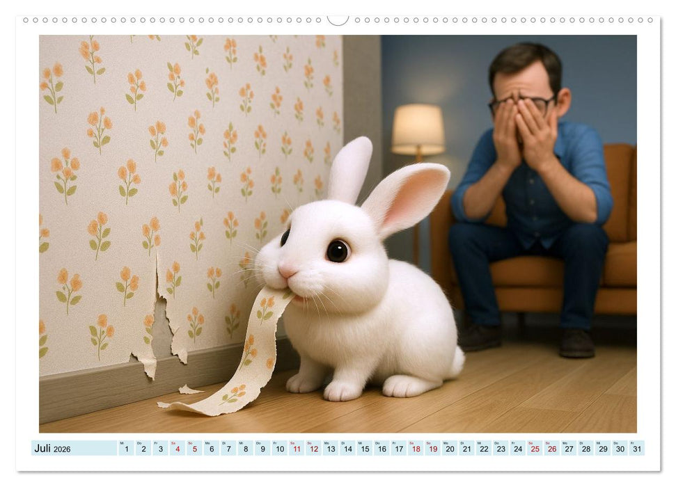 Vom Glück, ein Nagetier zu sein (CALVENDO Premium Wandkalender 2026)