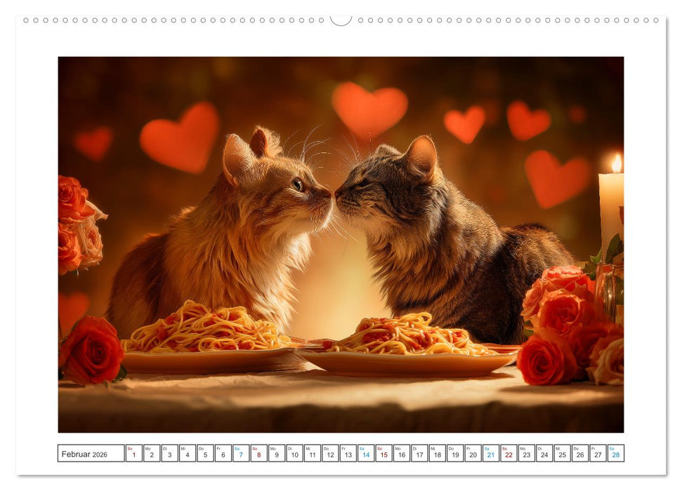 Miau mit Stil (CALVENDO Wandkalender 2026)