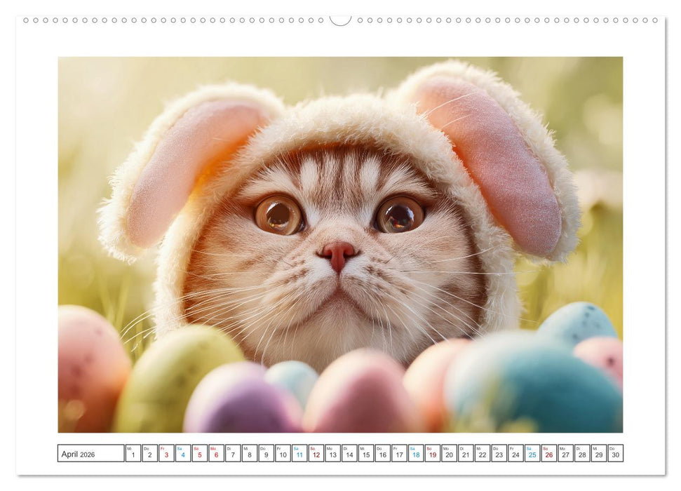 Miau mit Stil (CALVENDO Wandkalender 2026)