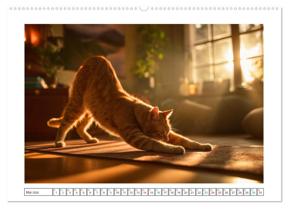 Miau mit Stil (CALVENDO Premium Wandkalender 2026)