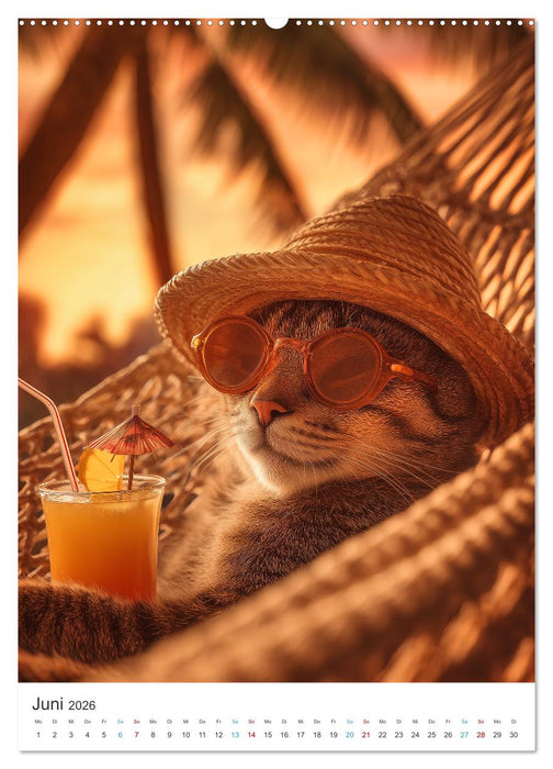 Katzen gegen Alltag (CALVENDO Premium Wandkalender 2026)