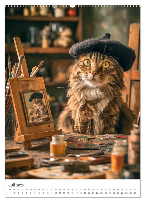 Katzen gegen Alltag (CALVENDO Premium Wandkalender 2026)