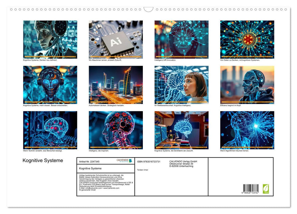 Kognitive Systeme (CALVENDO Wandkalender 2026)