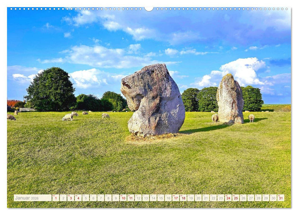 Südengland - Mystische Steinkreise und Dartmoor (CALVENDO Wandkalender 2026)