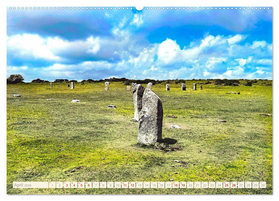 Südengland - Mystische Steinkreise und Dartmoor (CALVENDO Wandkalender 2026)