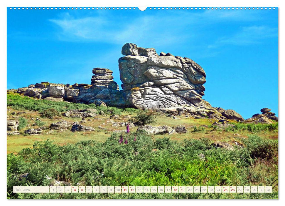 Südengland - Mystische Steinkreise und Dartmoor (CALVENDO Premium Wandkalender 2026)