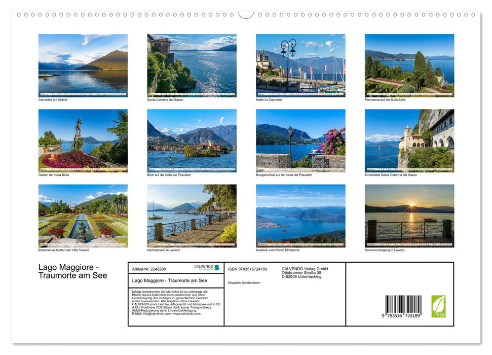 Lago Maggiore - Traumorte am See (CALVENDO Premium Wandkalender 2026)