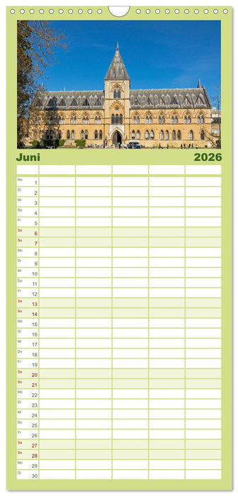 Sehenswertes in Oxford und Cambridge (CALVENDO Familienplaner 2026)