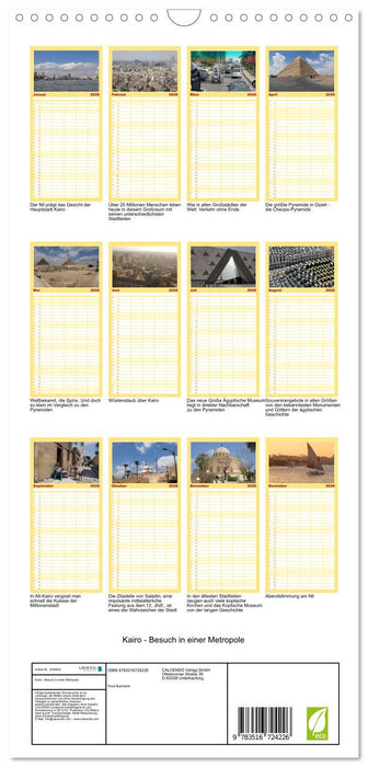 Kairo - Besuch in einer Metropole (CALVENDO Familienplaner 2026)