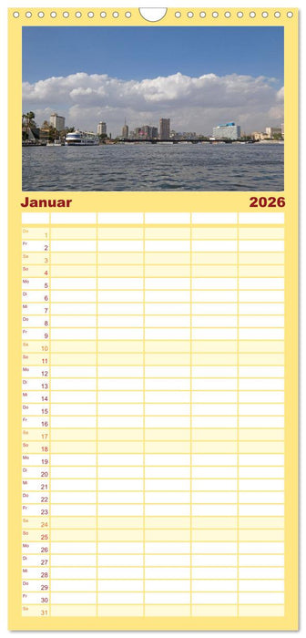 Kairo - Besuch in einer Metropole (CALVENDO Familienplaner 2026)