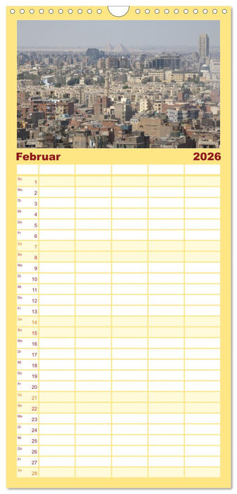 Kairo - Besuch in einer Metropole (CALVENDO Familienplaner 2026)