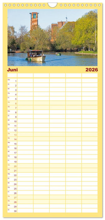 Stratford upon Avon - Shakespeare-Stadt (CALVENDO Familienplaner 2026)