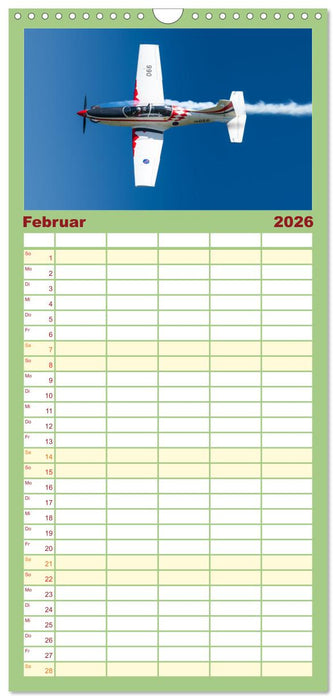 Militärflieger (CALVENDO Familienplaner 2026)