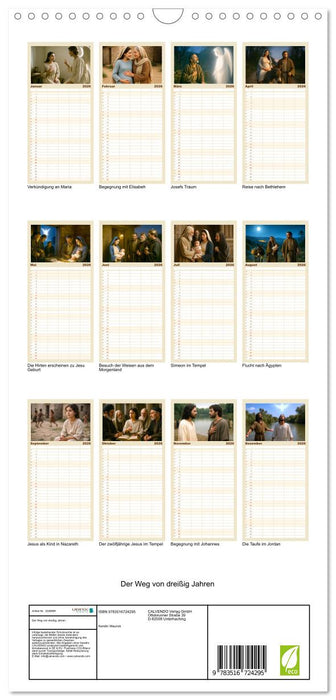 Der Weg von dreißig Jahren (CALVENDO Familienplaner 2026)