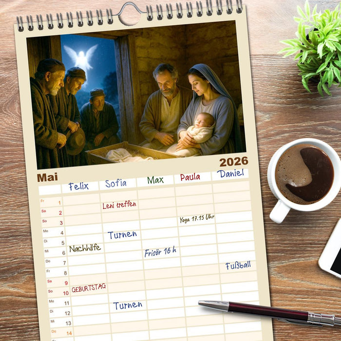 Der Weg von dreißig Jahren (CALVENDO Familienplaner 2026)