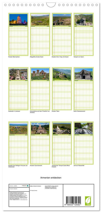 Armenien entdecken (CALVENDO Familienplaner 2026)