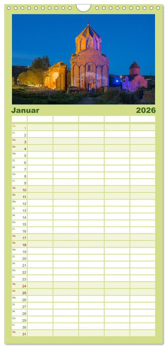 Armenien entdecken (CALVENDO Familienplaner 2026)