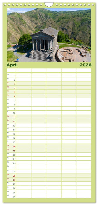 Armenien entdecken (CALVENDO Familienplaner 2026)