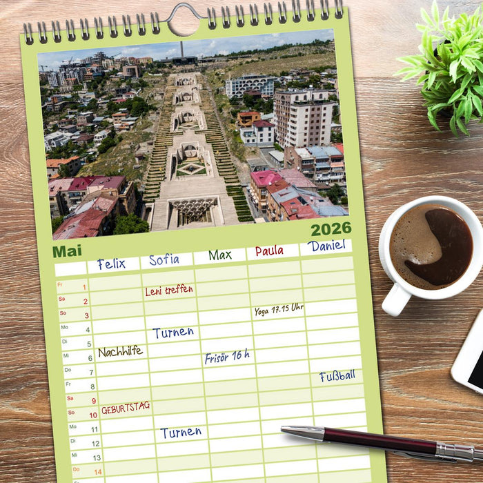 Armenien entdecken (CALVENDO Familienplaner 2026)