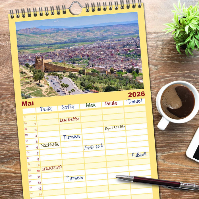 Faszinierendes Marokko (CALVENDO Familienplaner 2026)