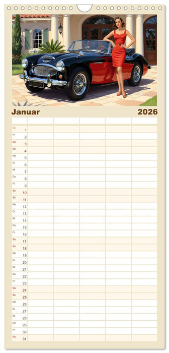 Lack und Leinwand (CALVENDO Familienplaner 2026)