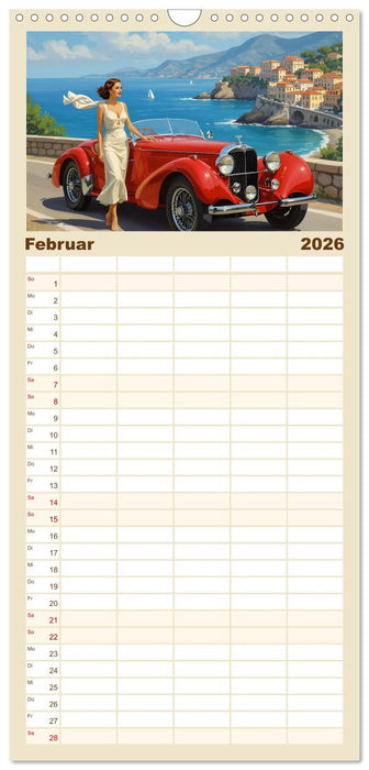 Lack und Leinwand (CALVENDO Familienplaner 2026)