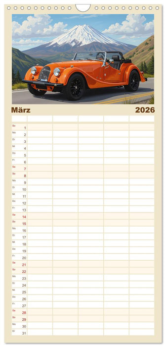 Lack und Leinwand (CALVENDO Familienplaner 2026)