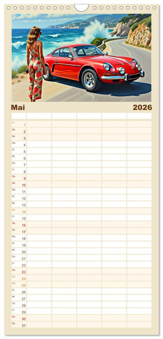 Lack und Leinwand (CALVENDO Familienplaner 2026)