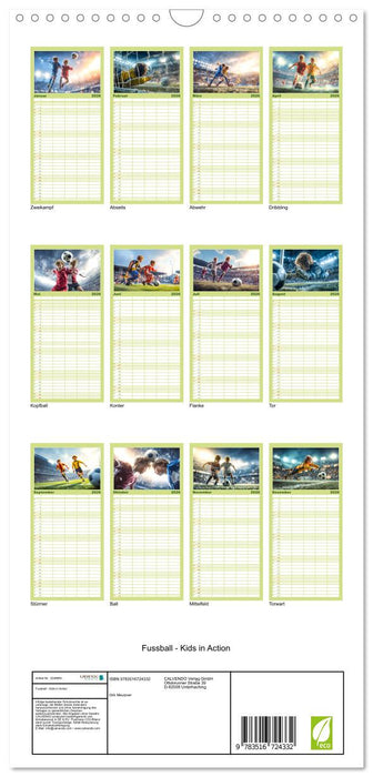 Fussball - Kids in Action (CALVENDO Familienplaner 2026)