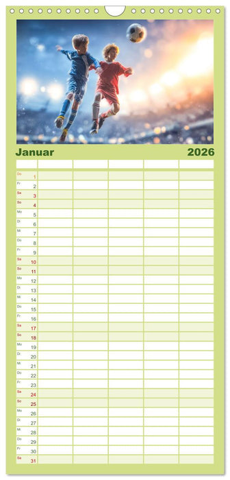 Fussball - Kids in Action (CALVENDO Familienplaner 2026)