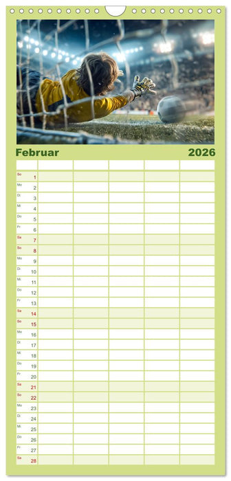 Fussball - Kids in Action (CALVENDO Familienplaner 2026)